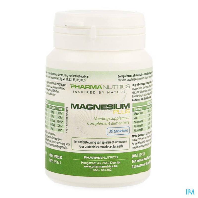 MAGNESIUM PLUS COMP 30 PHARMANUTRICS