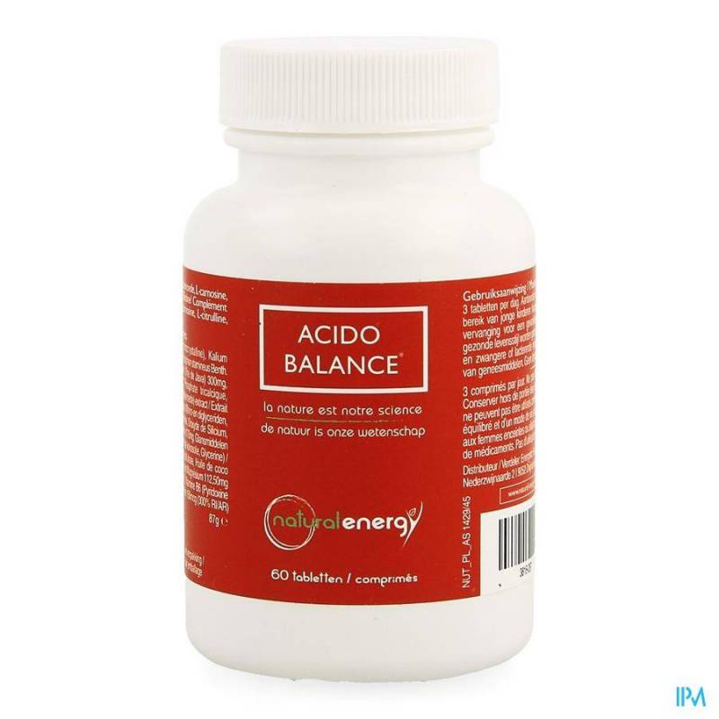 NATURAL ENERGY ACIDO BALANCE COMP 60