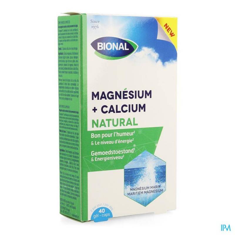 Bional Magnesium + Calcium Natural 40 Capsules