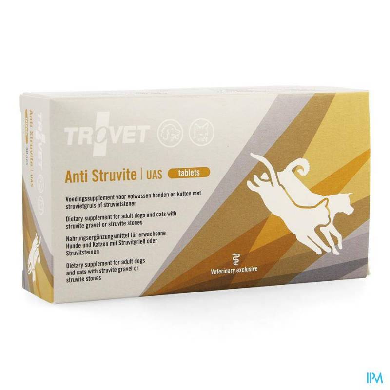 TROVET UAS A/STRUVITE CHIEN CHAT PCS 30