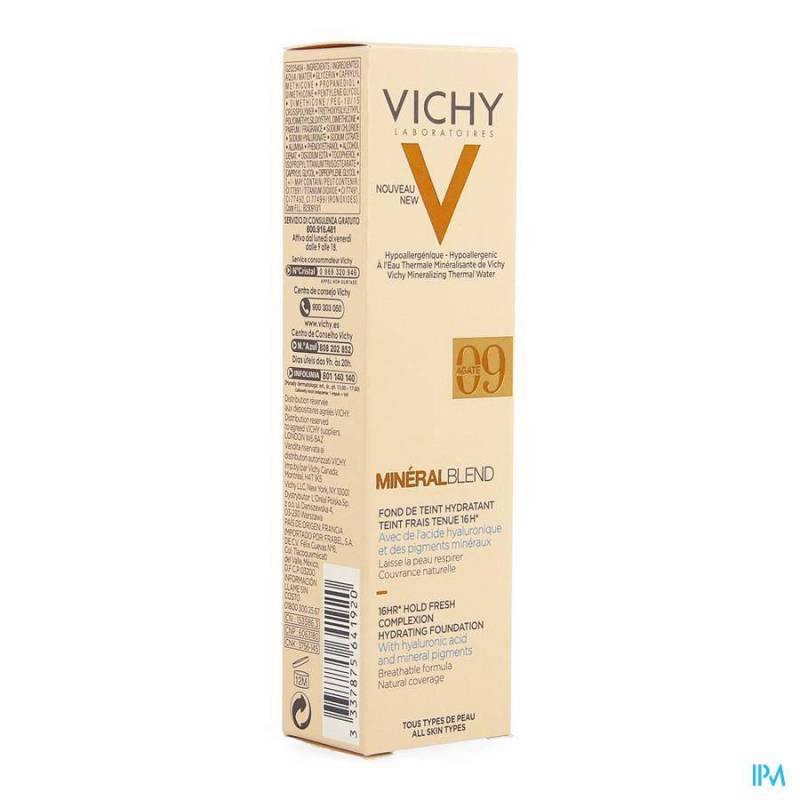 Vichy Mineralblend Fond De Teint 09 Agate 30ml