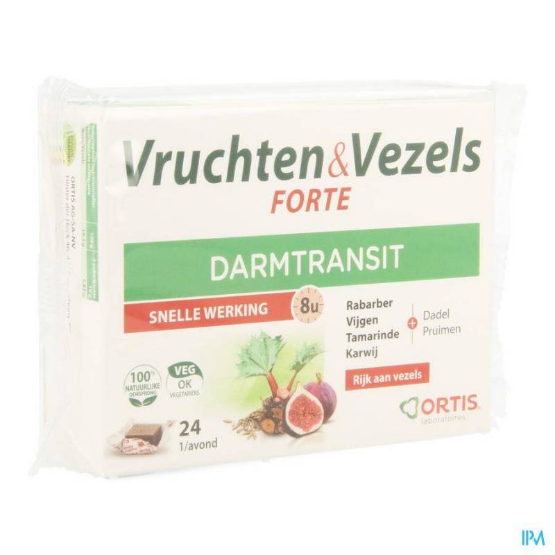 ORTIS FRUITS & FIBRES FORTE CUBES 24