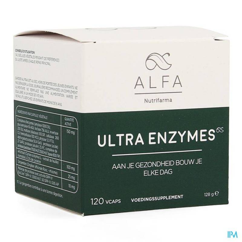 ALFA ULTRA ENZYMES VCAPS 120