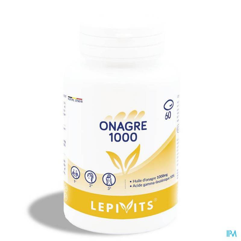 LEPPIN HUILE ONAGRE 1000MG CAPS 60