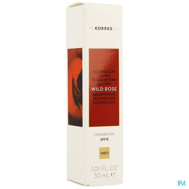 KORRES KM WILD ROSE FOUNDATION WRF3 30ML