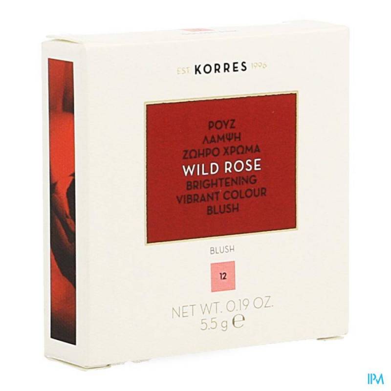 Korres Wild Rose Blush 12 Golden Pink 5,5g