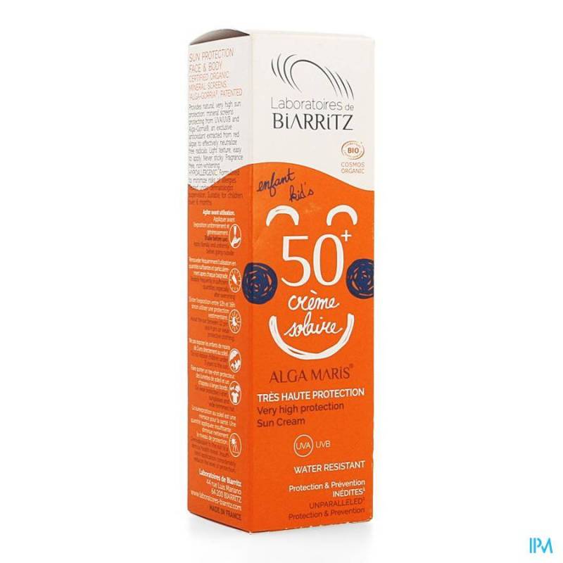 ALGA MARIS CREME SOLAIRE ENFANT IP50+ 100ML