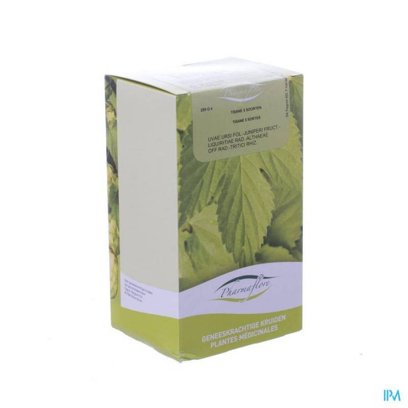 THE DES 5 SORTES LIEGEOOIS BOITE 250G MARQUE V