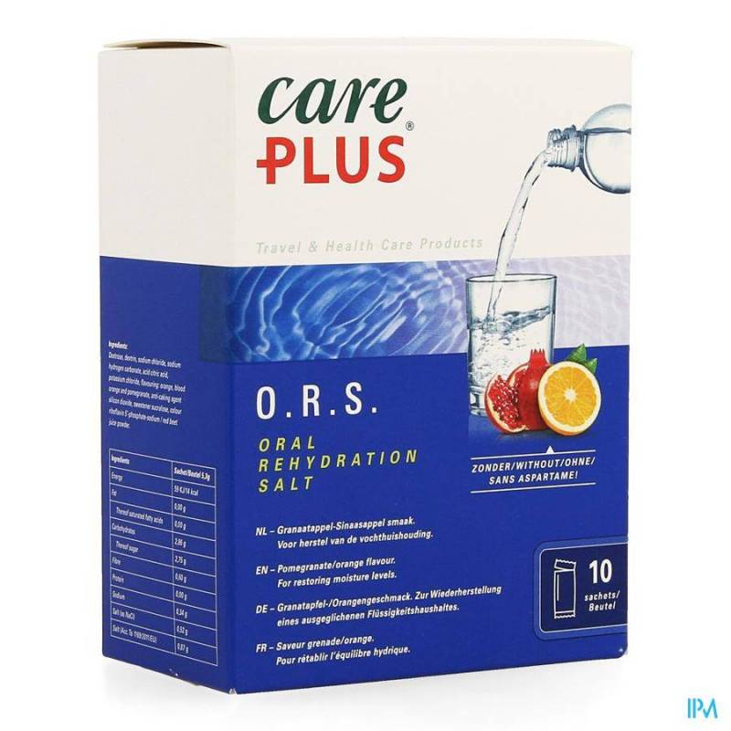 Care Plus O.R.S. Granaatappel 5,3g 10 Zakjes