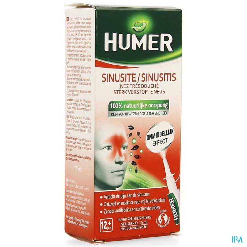 HUMER SINUSITIS NEUSSPRAY 15ML