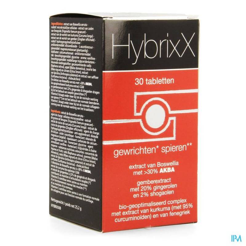 HybrixX Gewrichten en Spieren 30 Tabletten