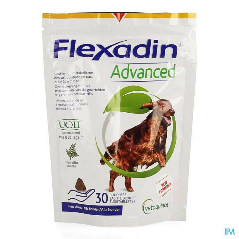 Flexadin Advanced + Boswellia Hond 30 Kauwtabletten