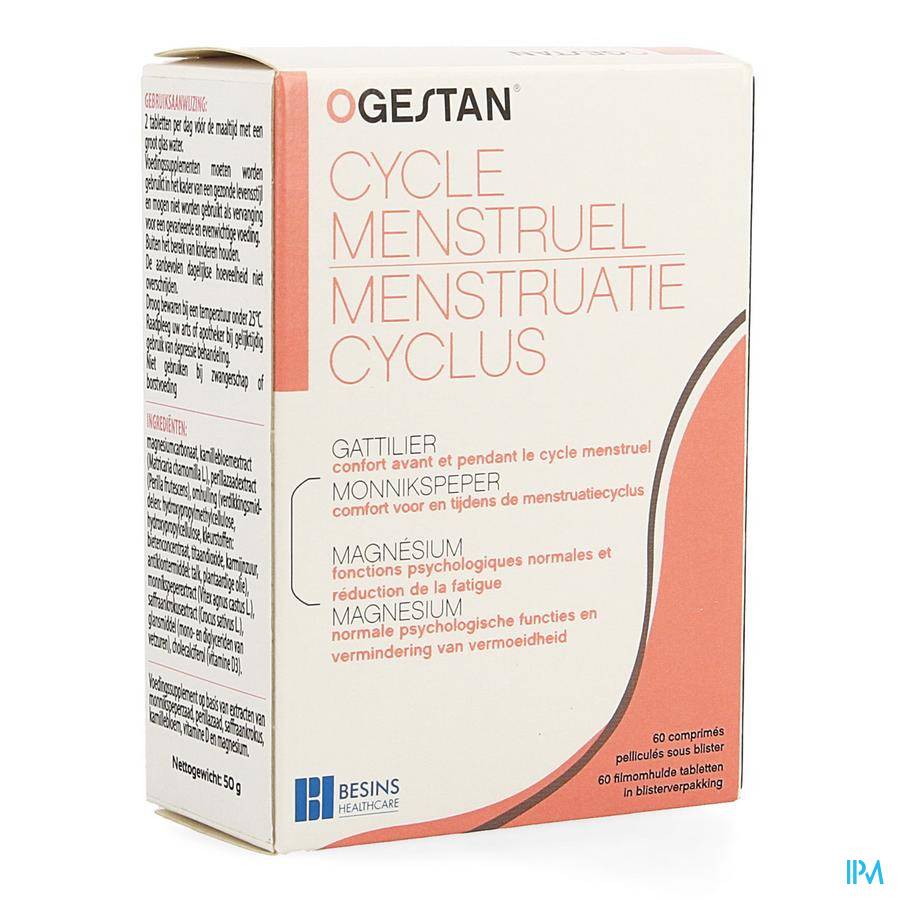 OGESTAN MENSTRUATIE CYCLUS | 60 tabletten