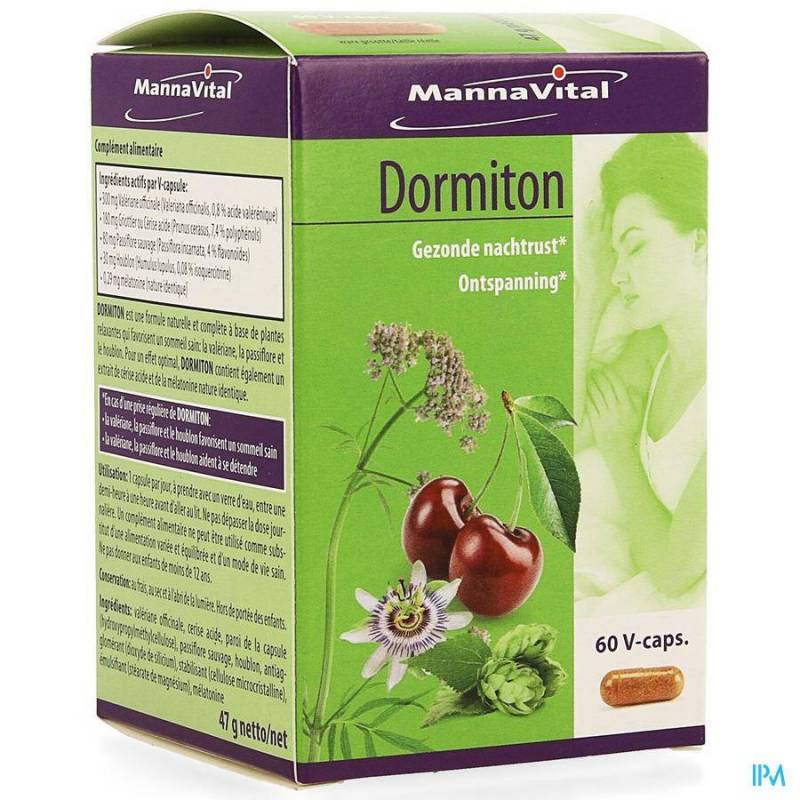 MANNAVITAL DORMITON Vegetarian Capsules  60