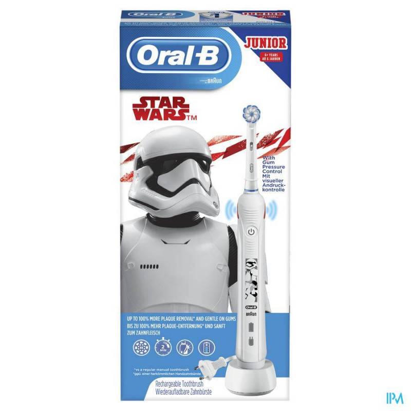 helpen details apotheek Oral-B Junior Elektrische Tandenborstel Star Wars 6+ Jaar 1 Stuk