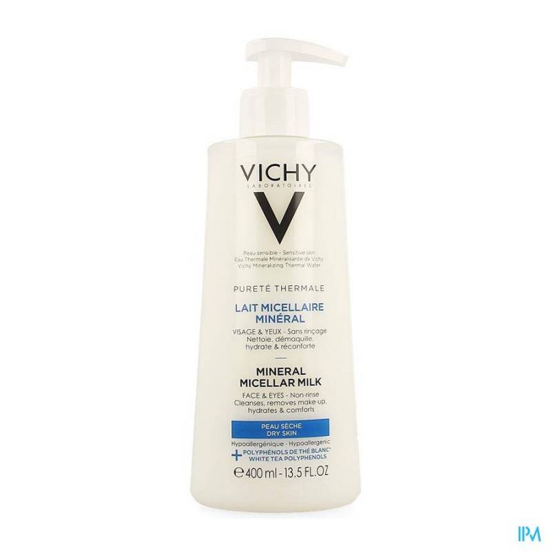 VICHY PT MICELLAIR MELK DROGE HUID 400ML