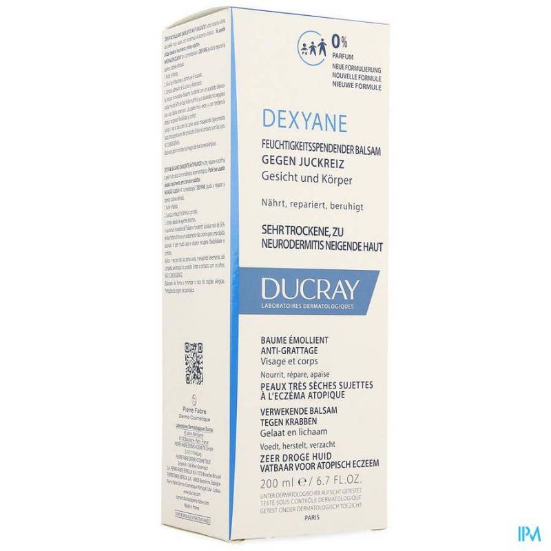 Ducray Dexyane Verzachtende Balsem Tegen Krabben 200ml