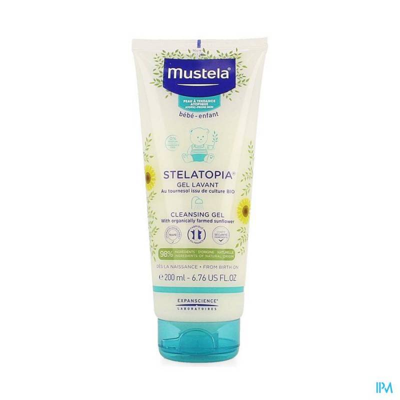 MUSTELA PA STELATOPIA GEL LAVANT 200ML NF