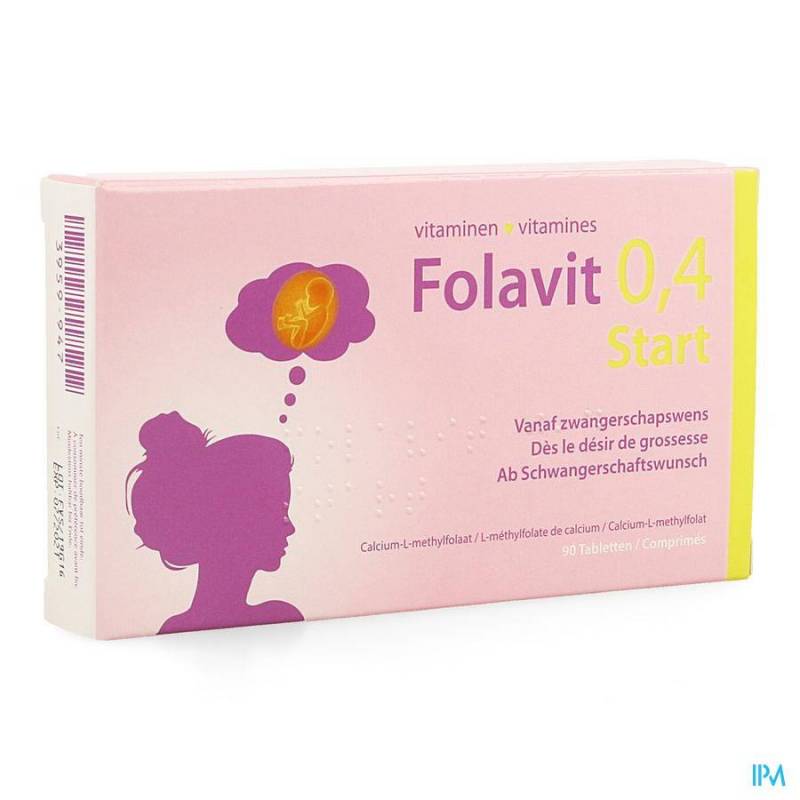 Folavit 0,4mg Start 90 Tabletten