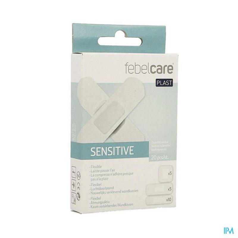 FEBELCARE PLAST SENSITIVE MIX 20 ST