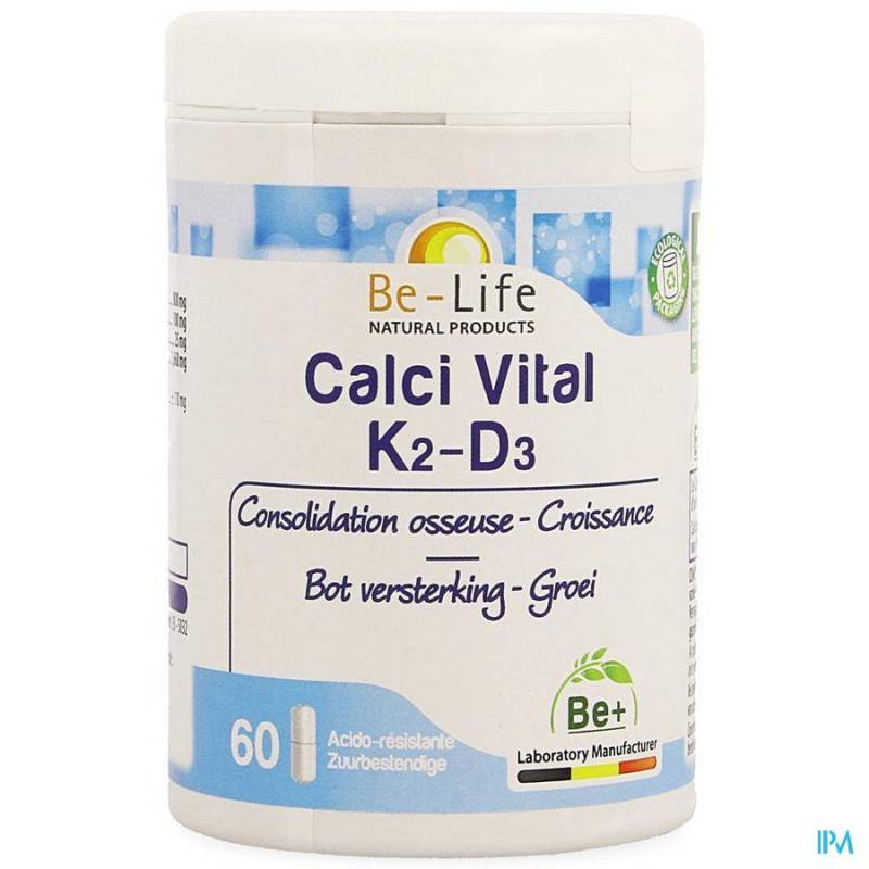 CALCI VITAL K2 D3 BE LIFE CAPS 60