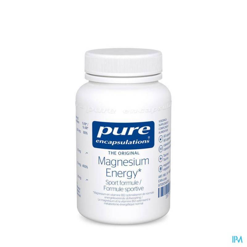 Pure Encapsulations Magnesium Energy 60 Capsules