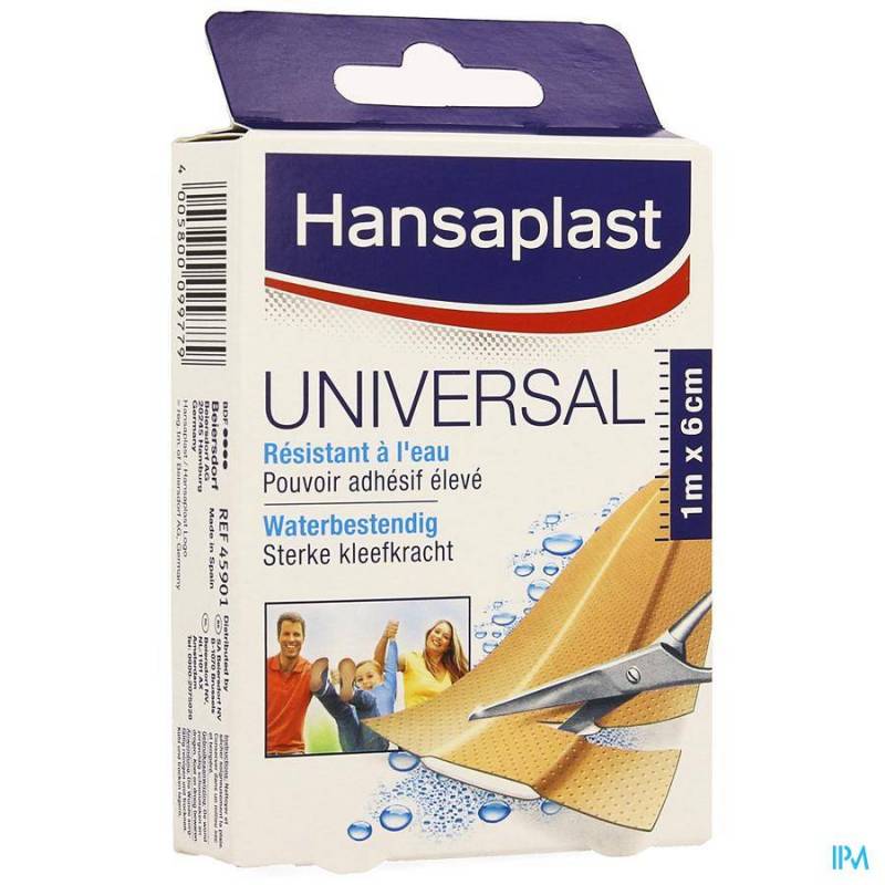 Hansaplast Universal Waterbestendige Pleister 1mx6cm