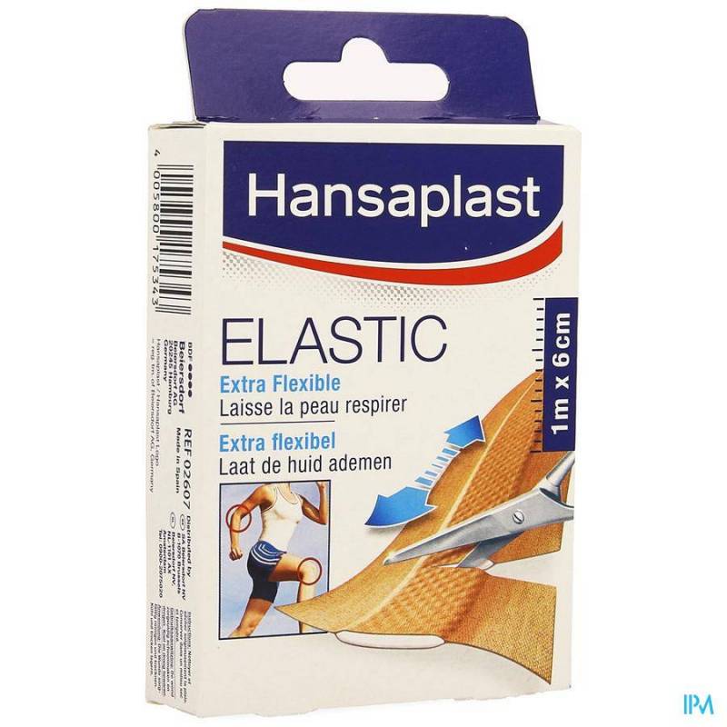 HANSAPLAST ELASTIC pleister | 1MX6CM