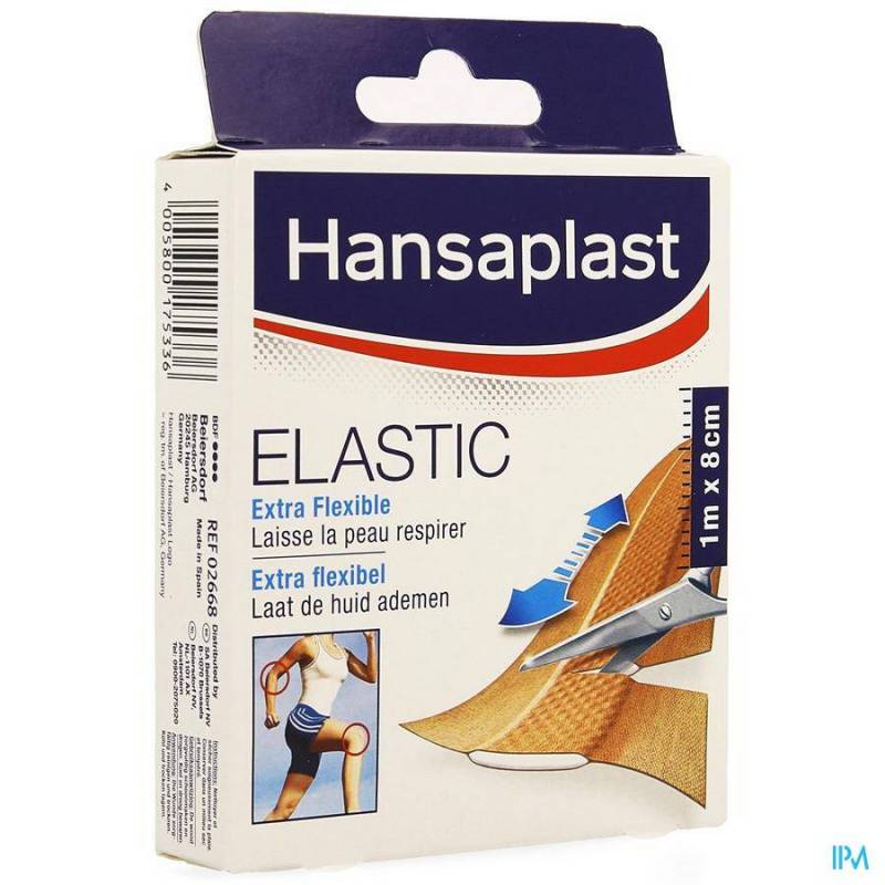 HANSAPLAST ELASTIC pleister | 1MX8CM