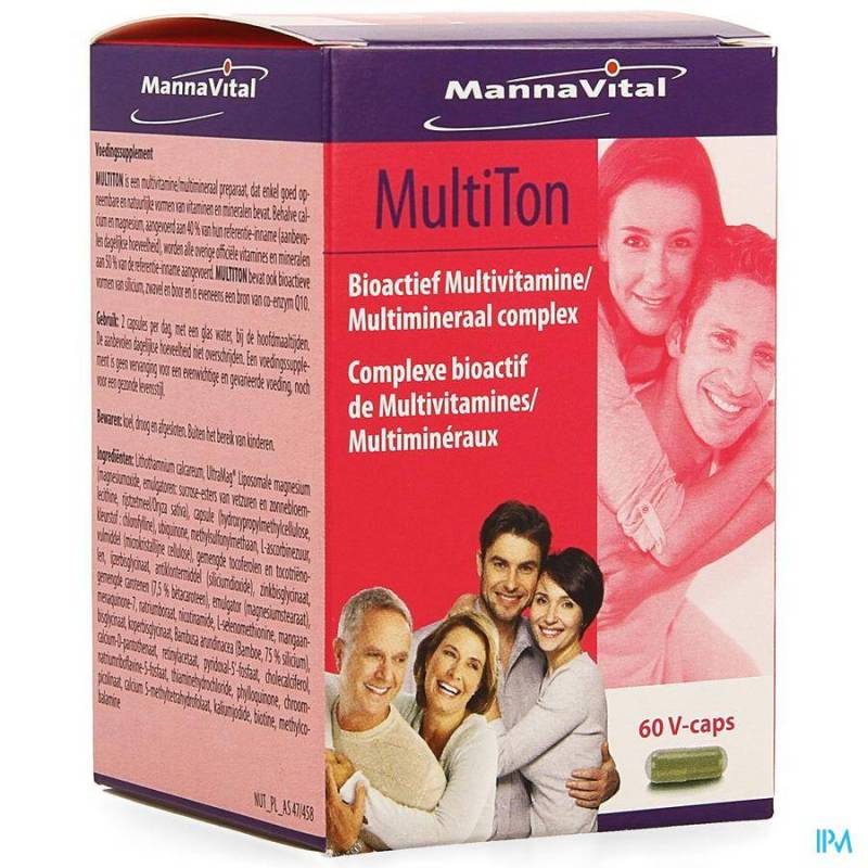 MANNAVITAL MULTITON V-CAPS 60