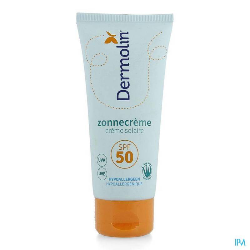 DERMOLIN CREME SOLAIRE SPF50 TUBE 75ML