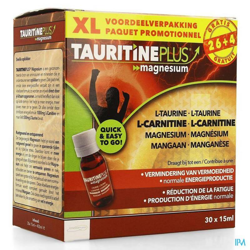Tauritine Plus Magnesium XL PROMO 26+4 Ampullen GRATIS