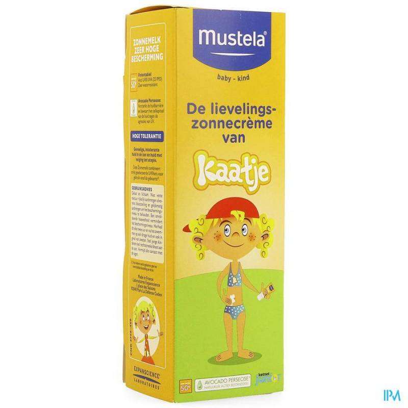 Mustela Baby Zonnemelk Kaatje Zeer Hoge Bescherming SPF50+ 40ml