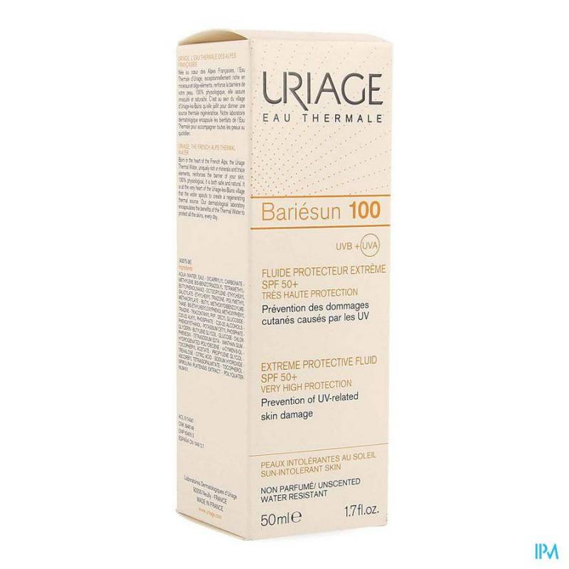 Uriage Bariésun 100 Extreem Beschermende Fluide SPF50+ 50ml
