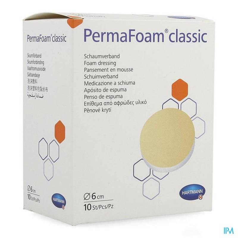 PermaFoam Classic 6 cm rond   10 p/s