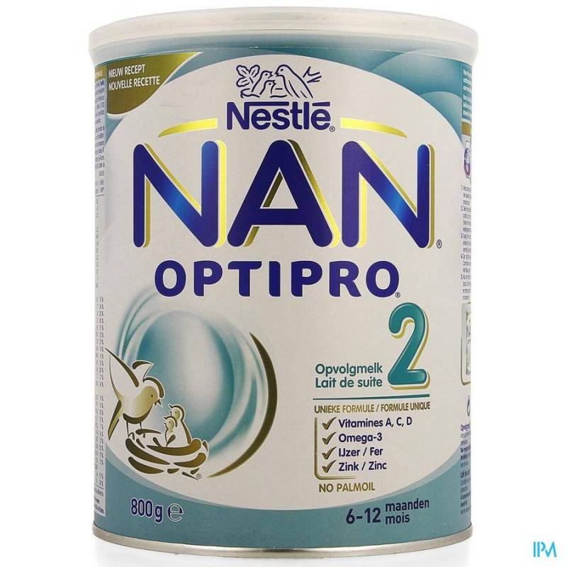 Nan Optipro 2 Opvolgmelk 6-12 Maanden 800g-Online apotheek-Pharmazone