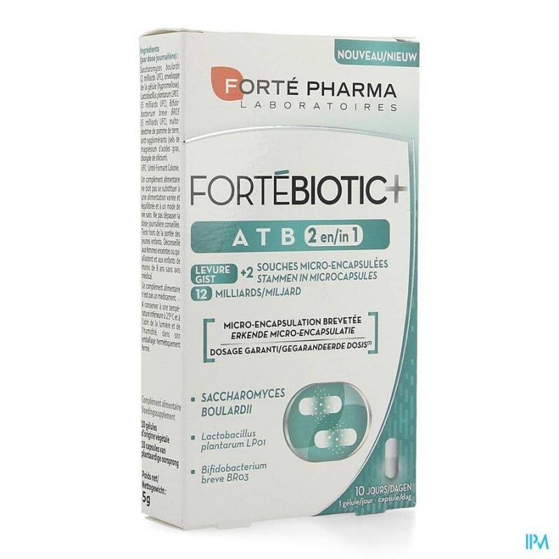 FORTEBIOTIC+ ATB 2IN1 V-CAPS 10