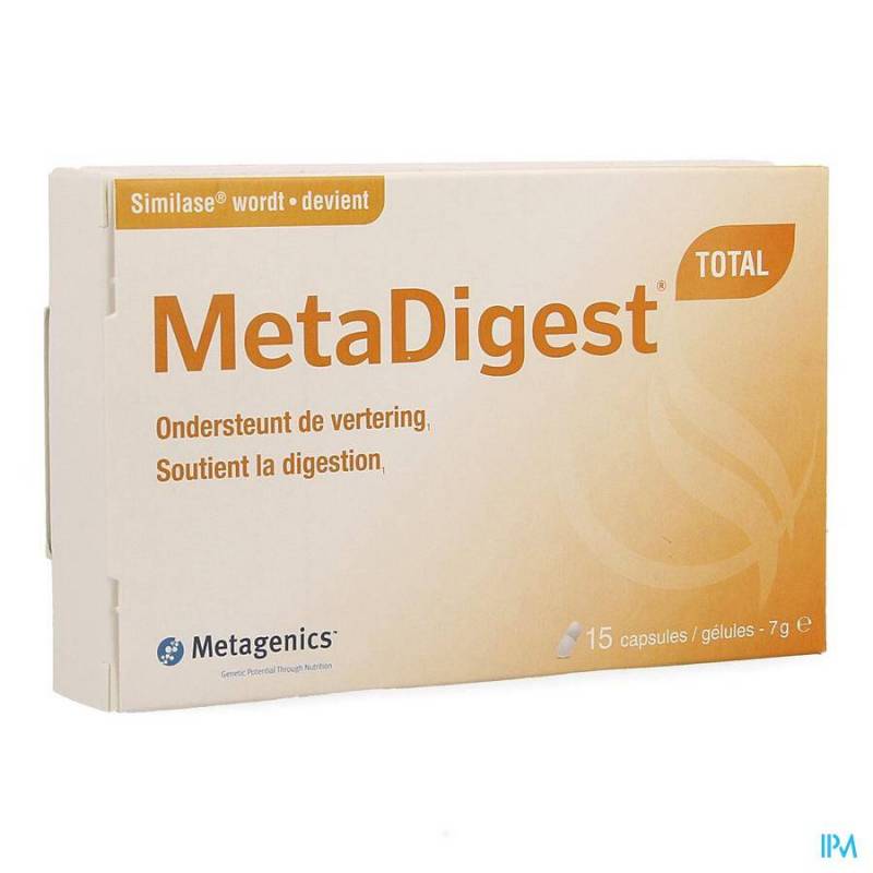 Metagenics MetaDigest Total 15 Capsules (Vroeger Similase)