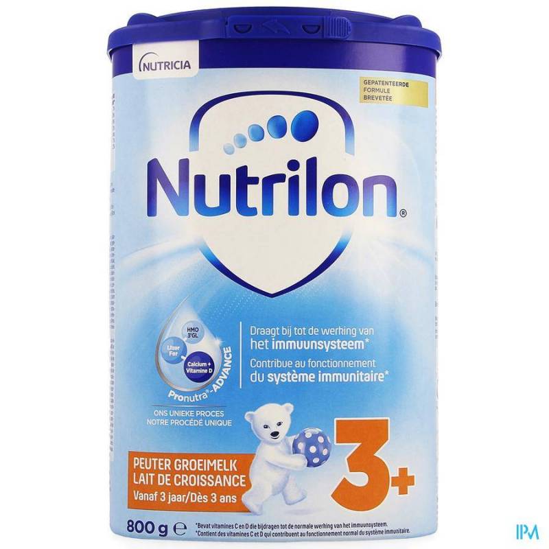 NUTRILON 3+ PDR 800G - Online apotheek in België - Pharmazone