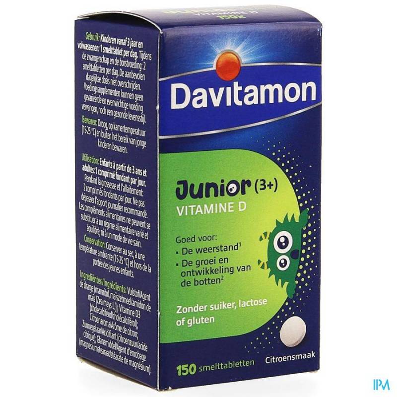 Split Lengtegraad muziek DAVITAMON VIT D LACTOFREE 150T-Online apotheek in België-Pharmazone