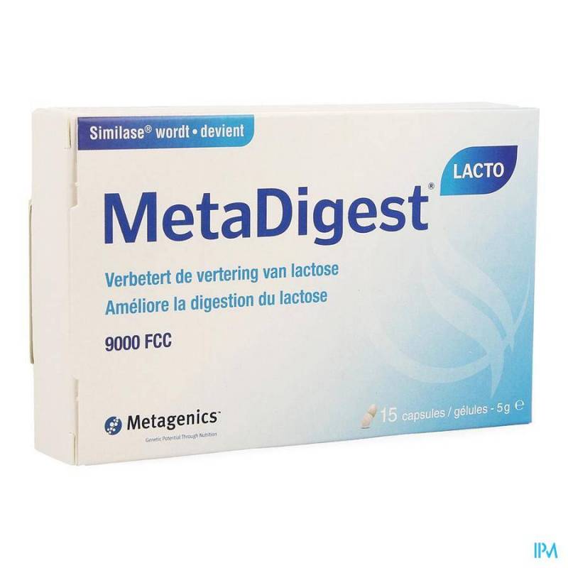 Metagenics MetaDigest Lacto 15 Capsules