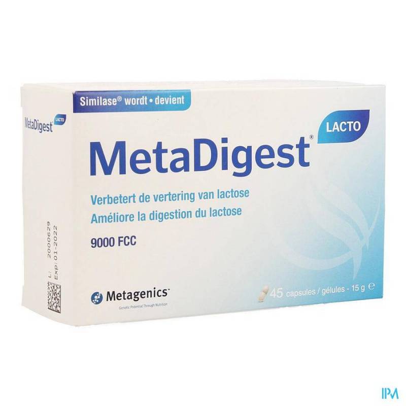 Metagenics MetaDigest Lacto 45 Capsules