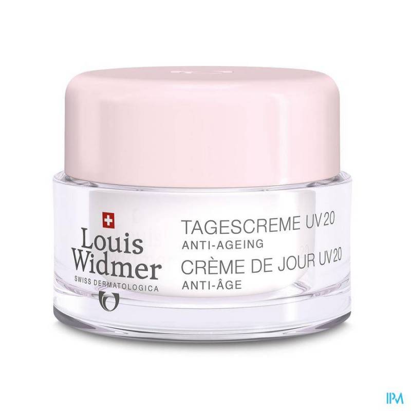 Louis Widmer Dagcrème UV20 Zonder Parfum 50ml (Vroeger UV10)