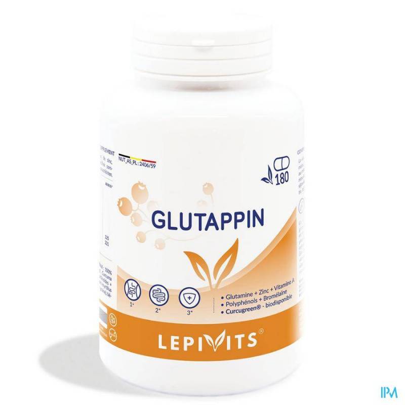 LEPPIN GLUTAPPIN POT CAPS 180 NF