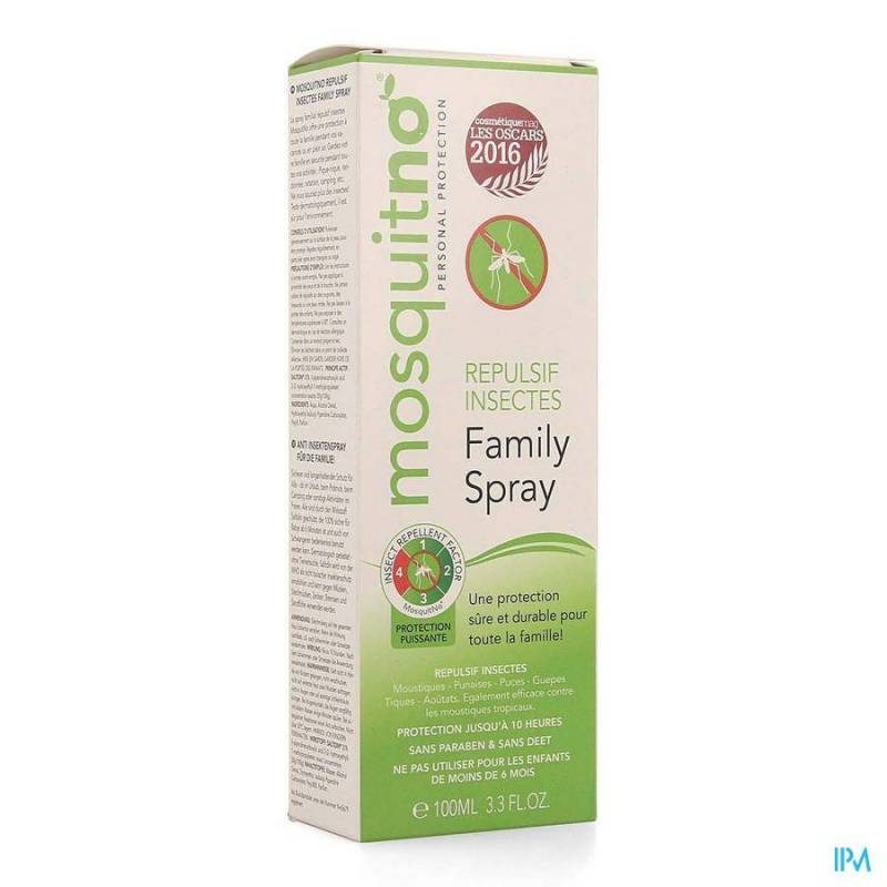 MOSQUITNO INSECT REPELLENT FAMILY SPRAY 100ML