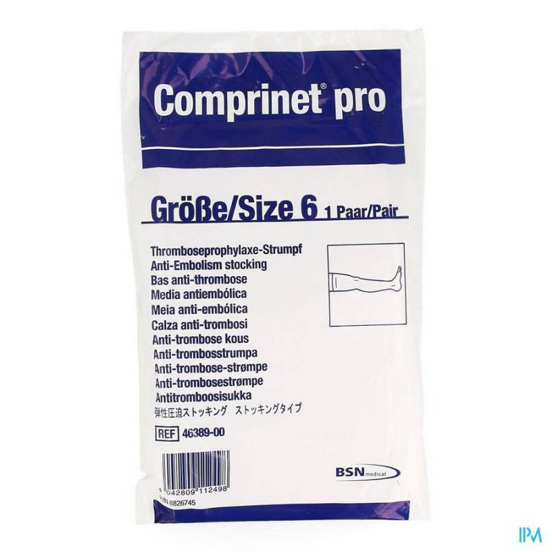 COMPRINET PRO THIGH BAS A/EMBOLIE T6 1PAIR 4638900