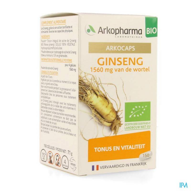 Arkocaps Ginseng Bio 150 Capsules