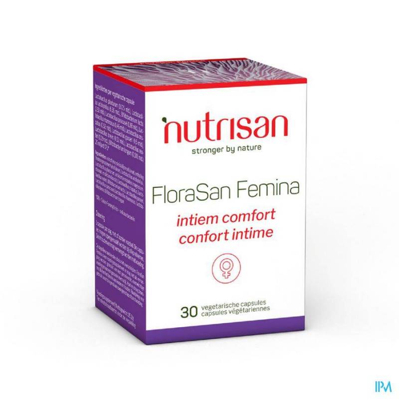 Nutrisan FloraSan Femina (Vroeger Balance) 30 Vegetarian Capsules