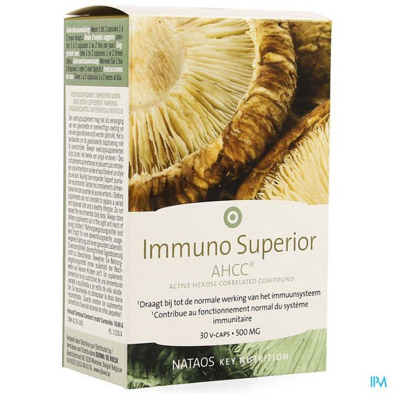 IMMUNO SUPERIOR AHCC 30 Vegetarian Capsules