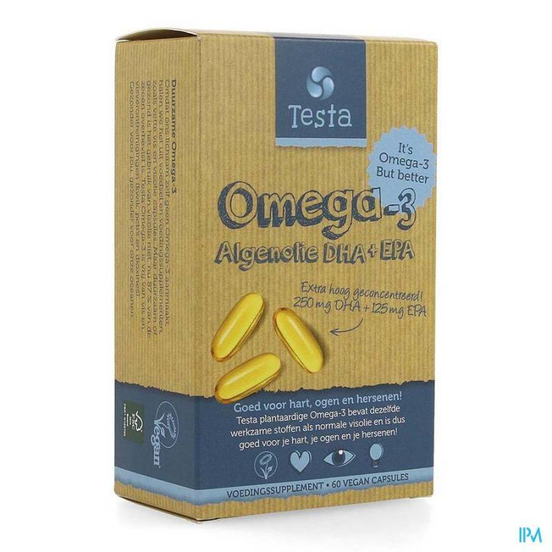 Testa Omega 3 Algenolie DHA/EPA 60 Softgels